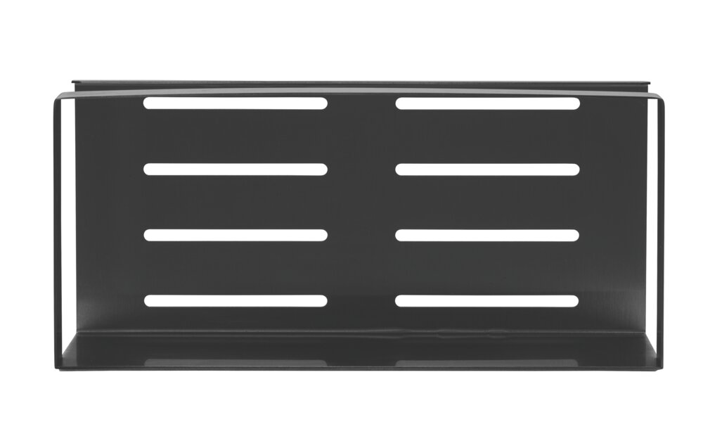 Wandablage Mod. MELETO Gun-Metal Grey  aus Edelstahl