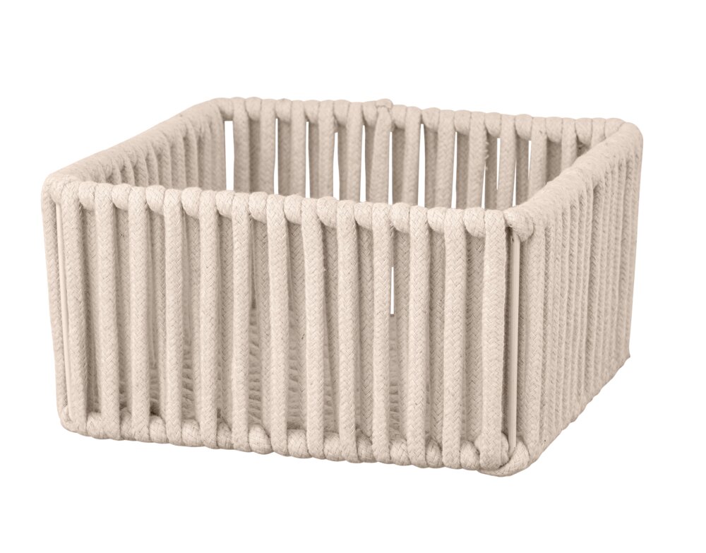Badkorb Mod. ZOVO M Natur  mit Baumwoll-Polyester-Kordel