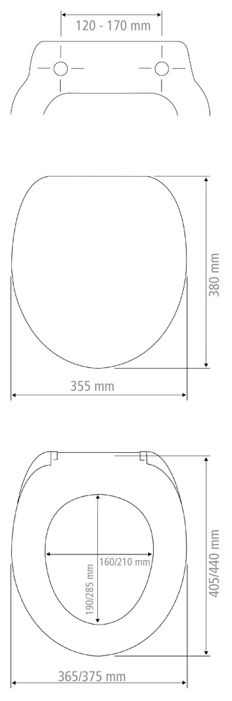 WC-Sitz Mod. Family  mit Absenkautomatik