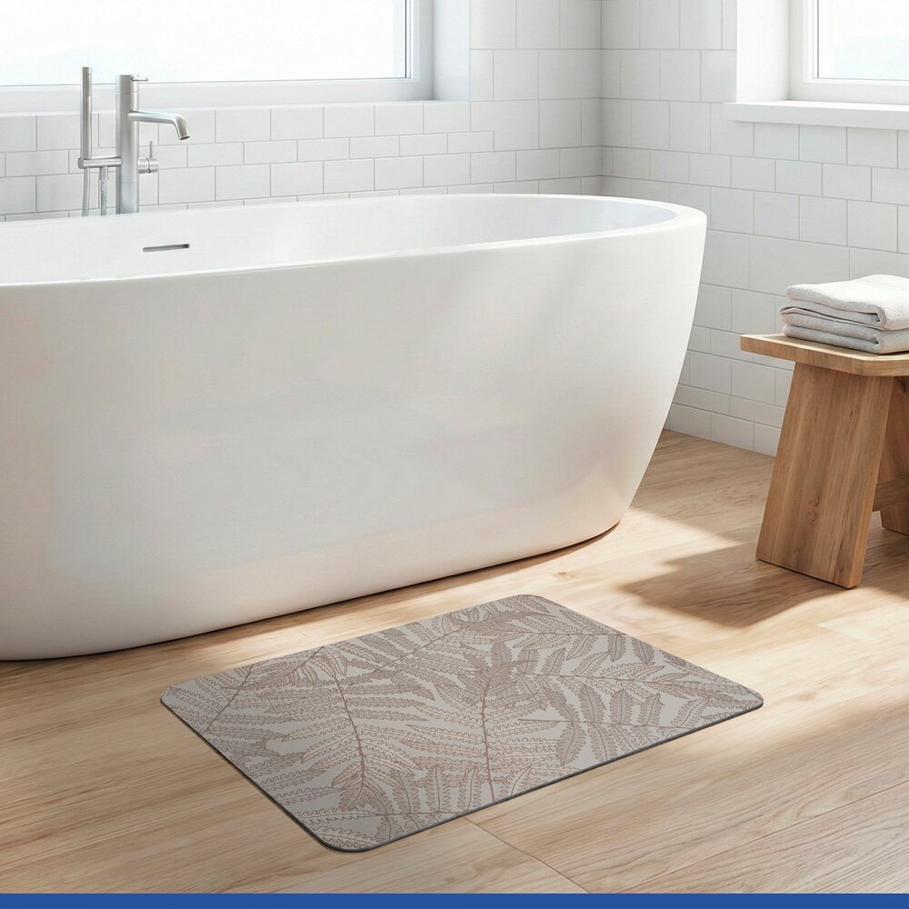 Diatomiet badmat Mod. Dafni, 60 x 39 cm