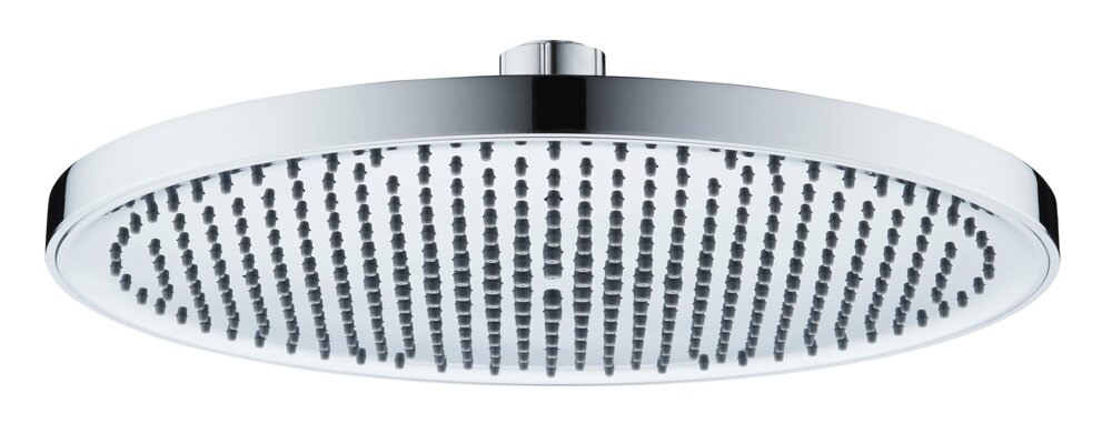 Regenduschkopf Mod. Young Line, 23,8 cm, chrom, ABS-Kunststoff  für einfache Kalkreinigung