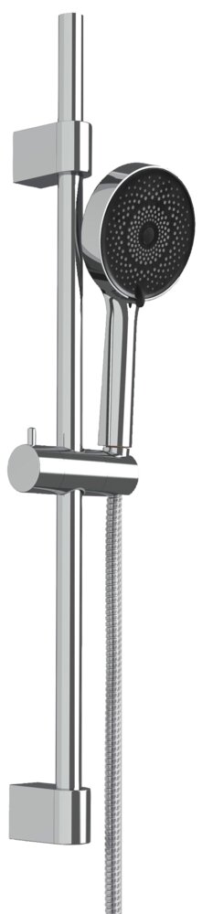 Brauseset Mod. Softwater, 70 cm, chrom, Edelstahl  mikrotropfen für sanftes duschen