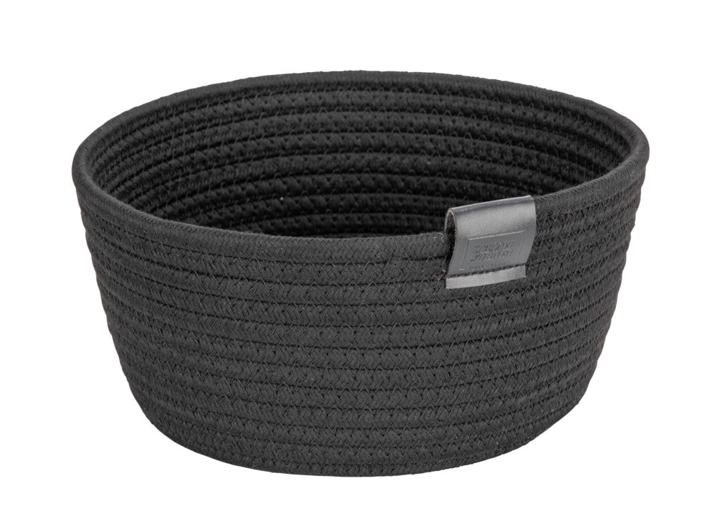 Brotkorb Mod. SVEA, schwarz, Kunststoff, Ø24x11 cm  Teil der SCHÖNER WOHNEN-Kollektion