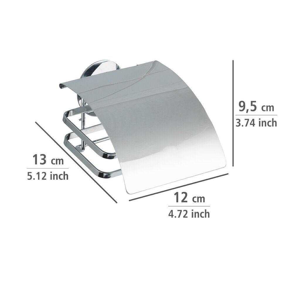 Turbo-Loc® Roestvrijstalen toiletpapierhouder Cover