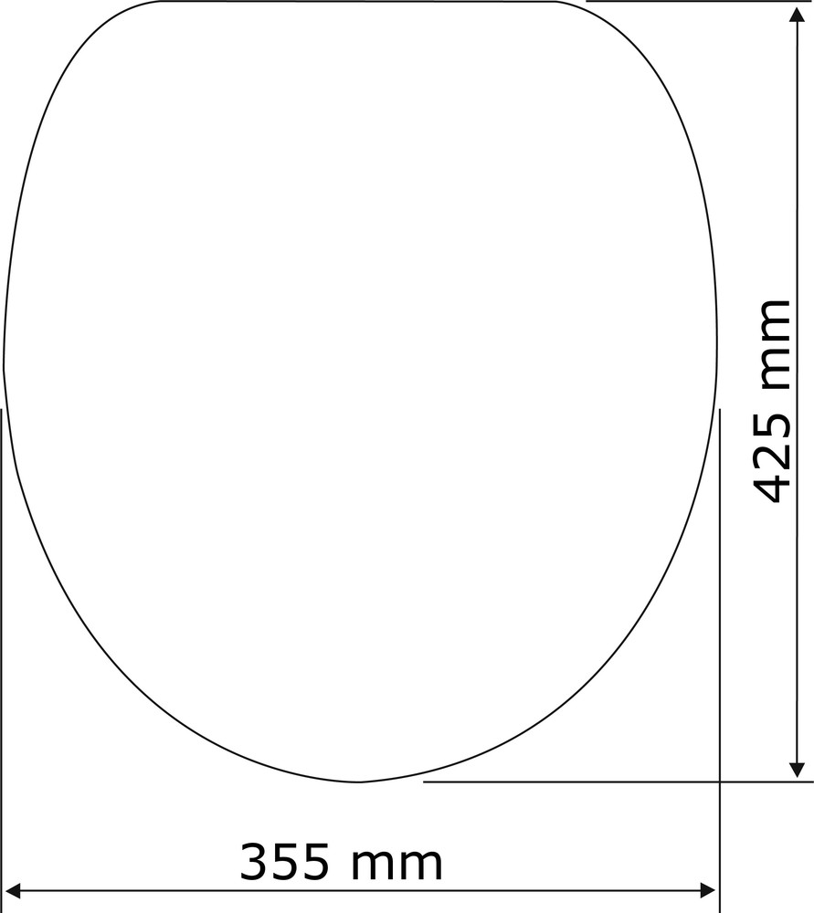 WC-Sitz Mod. Bellevue  MDF, mit Absenkautomatik