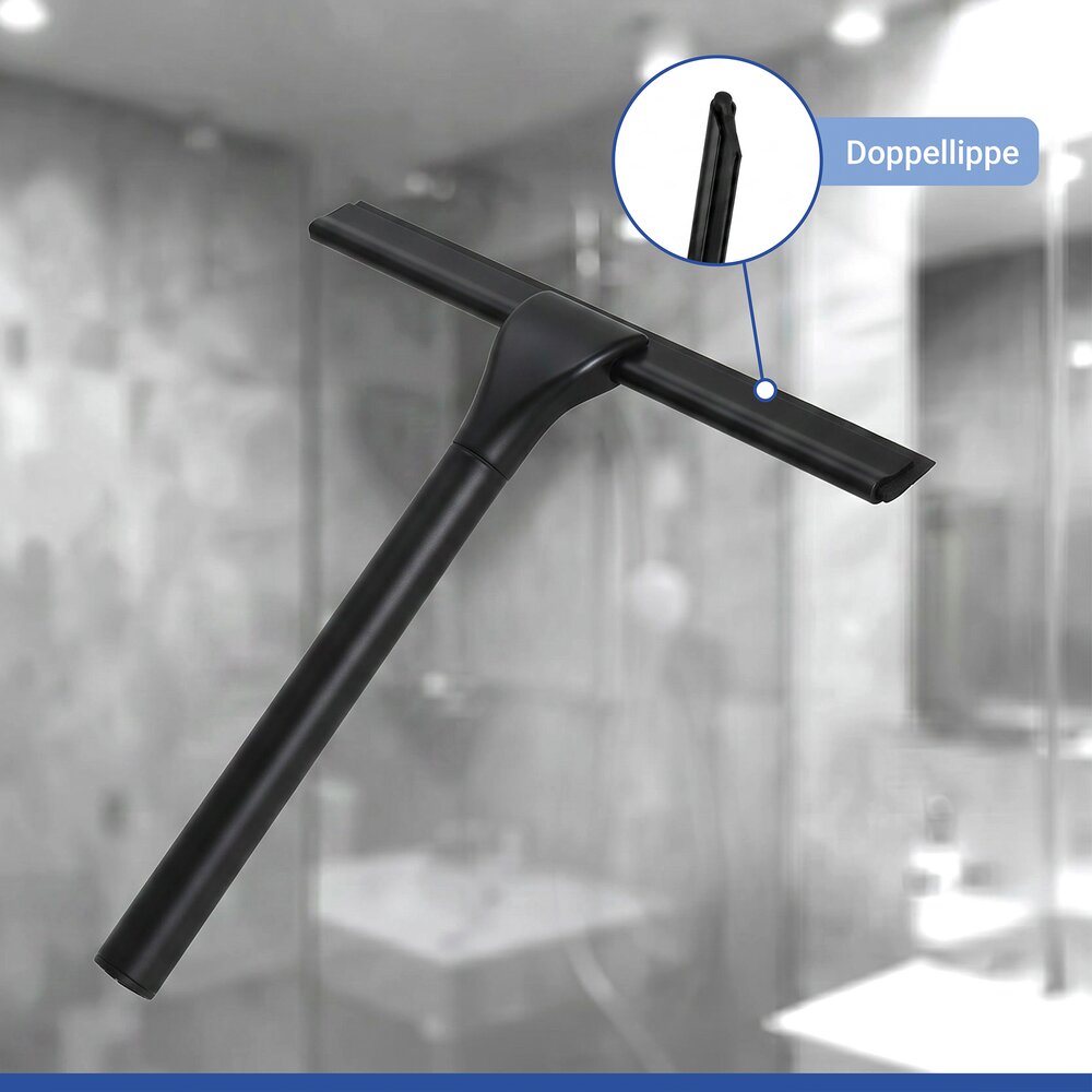 Vacuum-Loc® douchewisser Zwart
