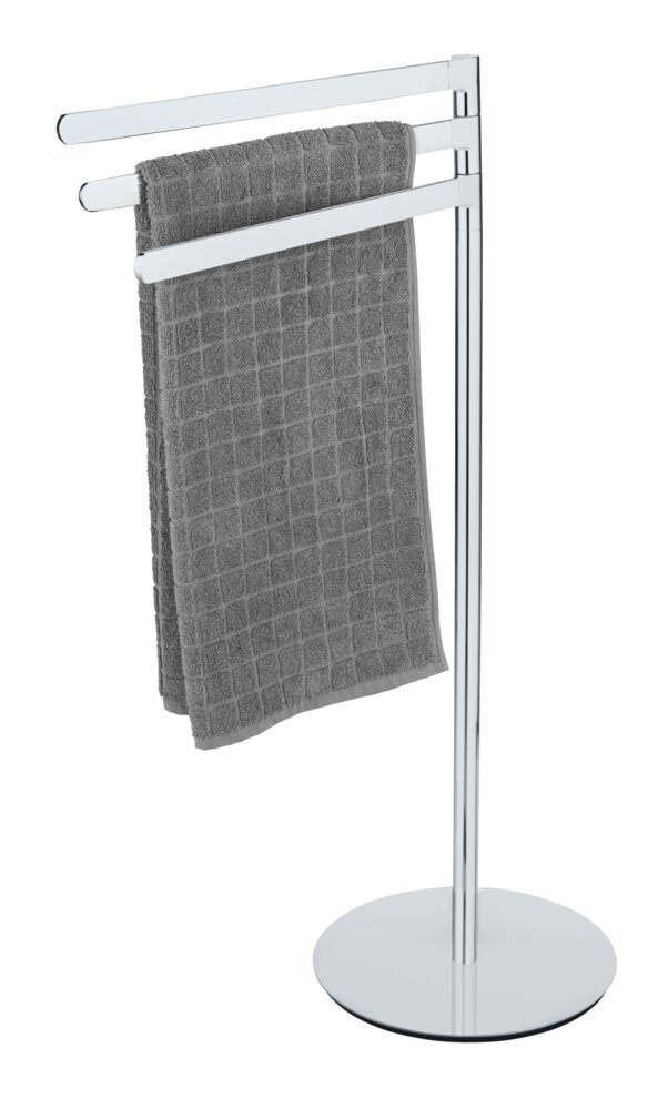 Edelstahl Handtuchständer Mod. Polvano  3 bewegliche Arme