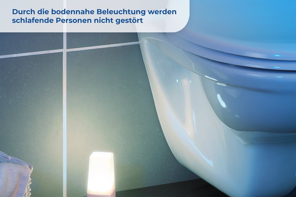LED Unterbett Licht mit Bewegungssensor, 2er Set  batteriebetrieben