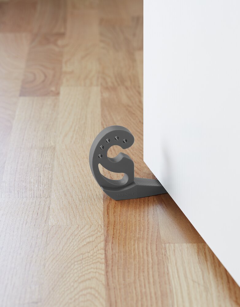 Türstopper und Fensterstopper Multi-STOP® Anthrazit  für Türen, Fenster und Schubladen