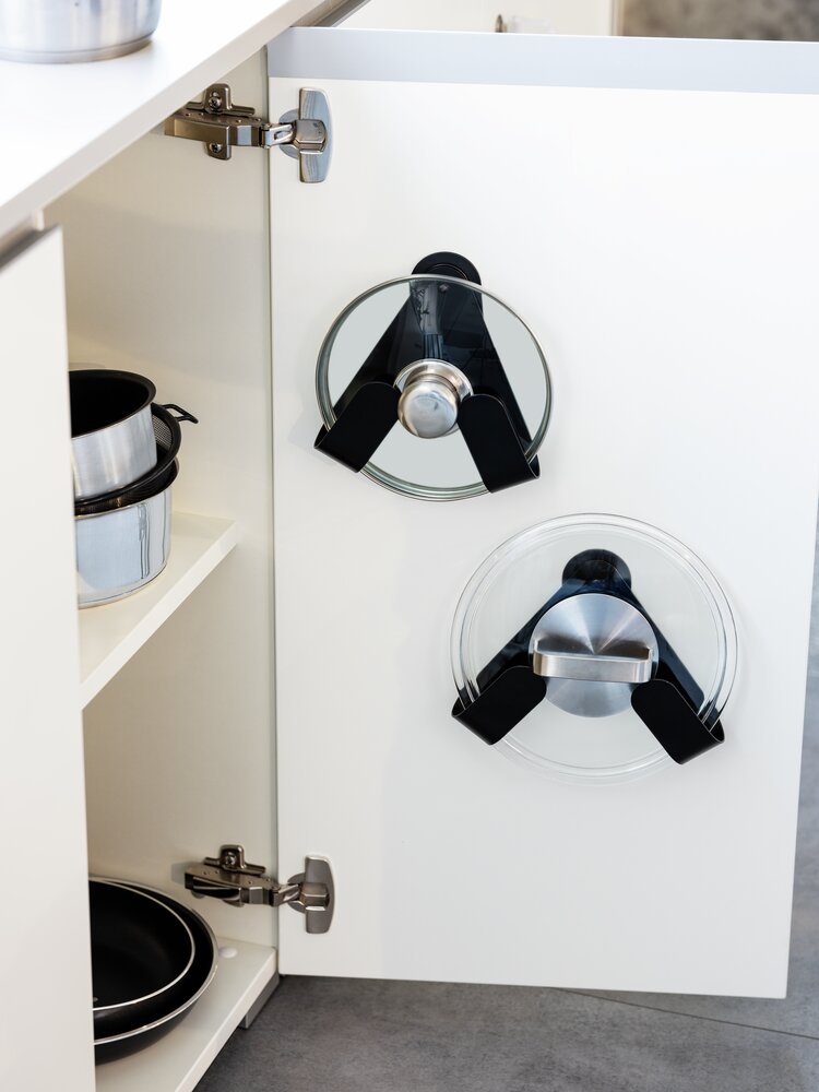 Topfdeckelhalter Mod. Tony, 2er Set  für Deckel bis Ø 28 cm