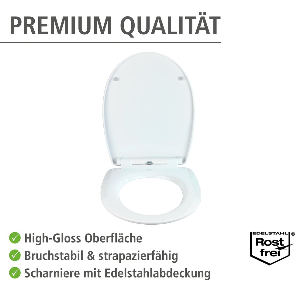 WC-Sitz Boat High Gloss  Toilettensitz mit Absenkautomatik