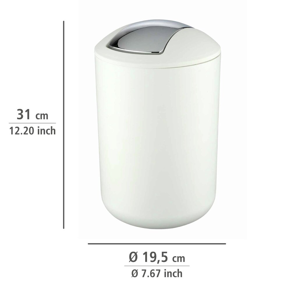 Kosmetikeimer Mod. Brasil L Weiß, 6,5 Liter  6,5 Liter