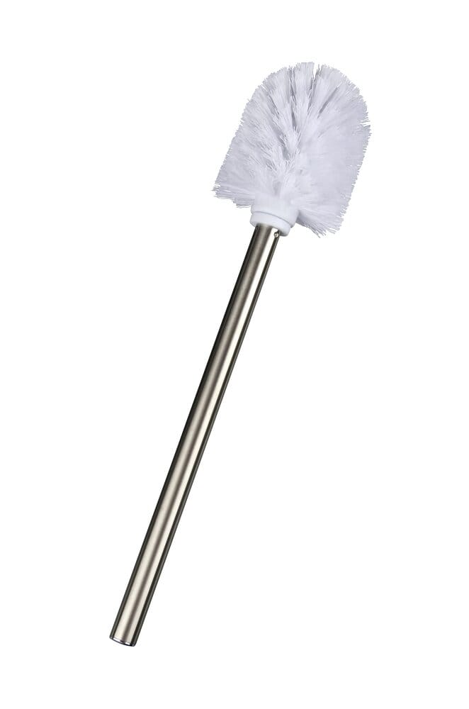 WC-Bürste mit Edelstahlstiel Matt, Ø 8 x 35 cm Bürstenkopf auswechselbar