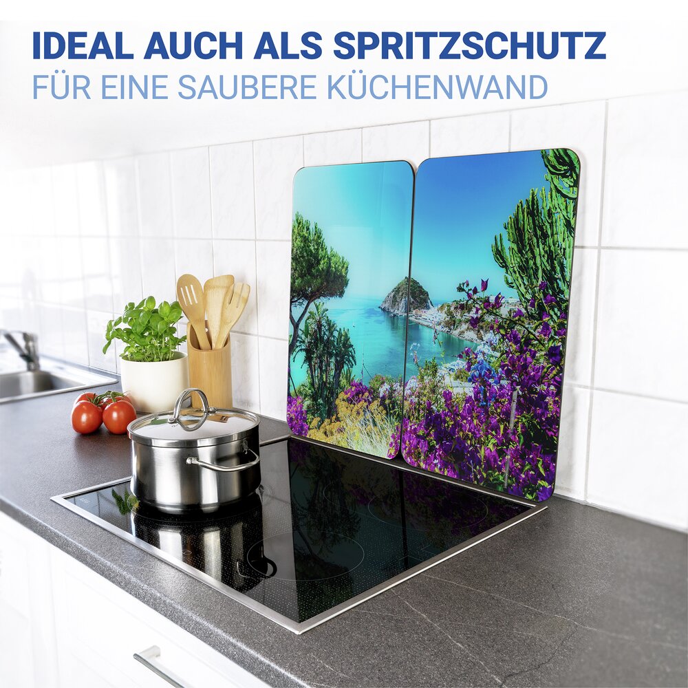 Fornuis Afdekplaten Universal Mod. Middellandse Zeekust, set van 2
