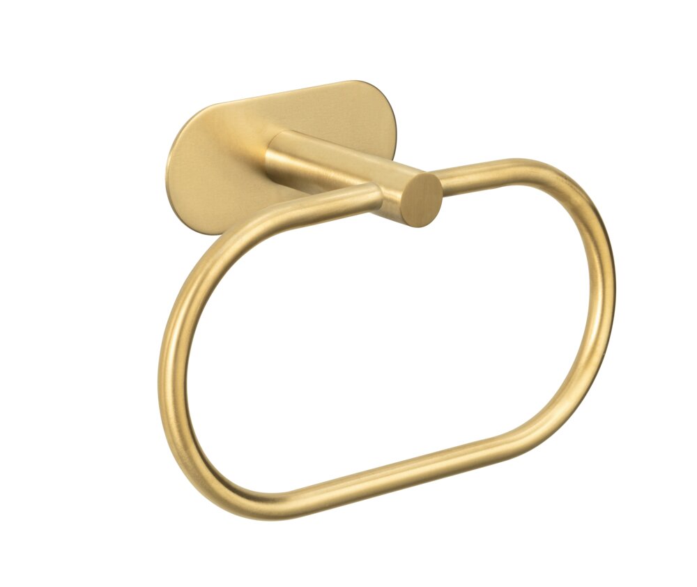 Turbo-Loc® Handtuchring Mod. Orea Gold Matt  Befestigen ohne Bohren