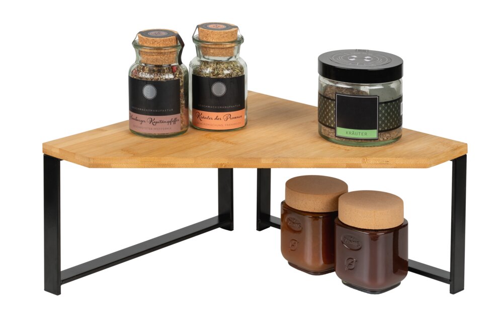 Etagère d'angle de cuisine Mod. Lou  1 tablette