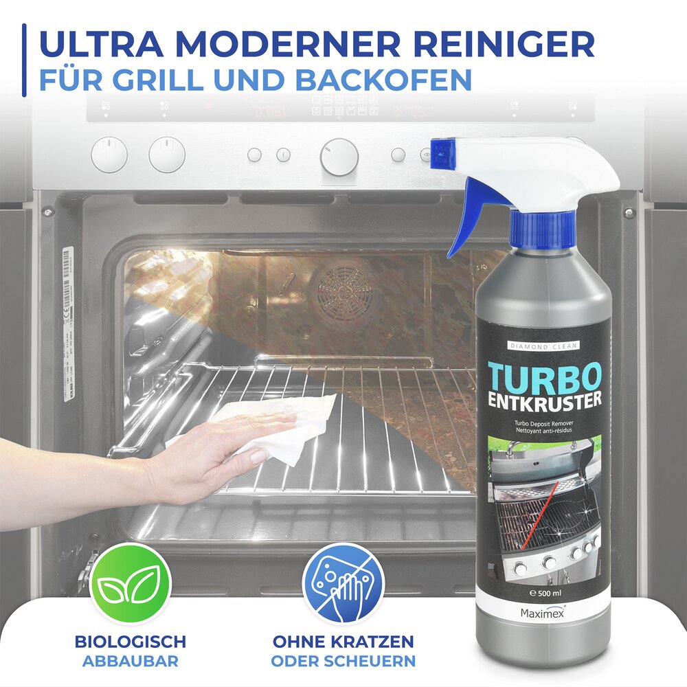 Mod. Diamond Clean Turbo-Entkruster, 500 ml  effektiver Reiniger gegen Verschmutzungen