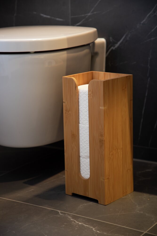 Porte-rouleau de papier toilette Mod. Bambusa  en bambou