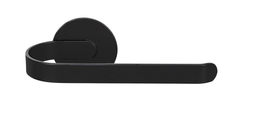 Turbo-Loc® Toilettenpapierhalter Mod. Bivio Black matt aus Aluminium