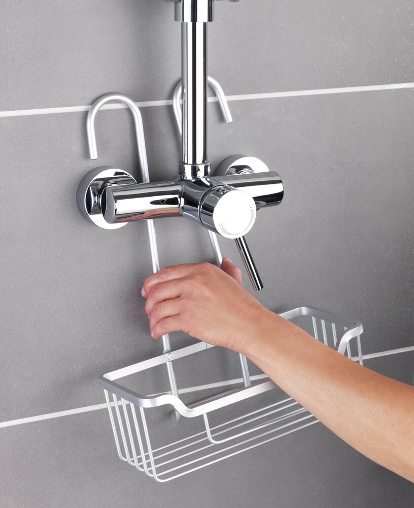Étagère de douche Milo Aluminium   Fixation sans perçage