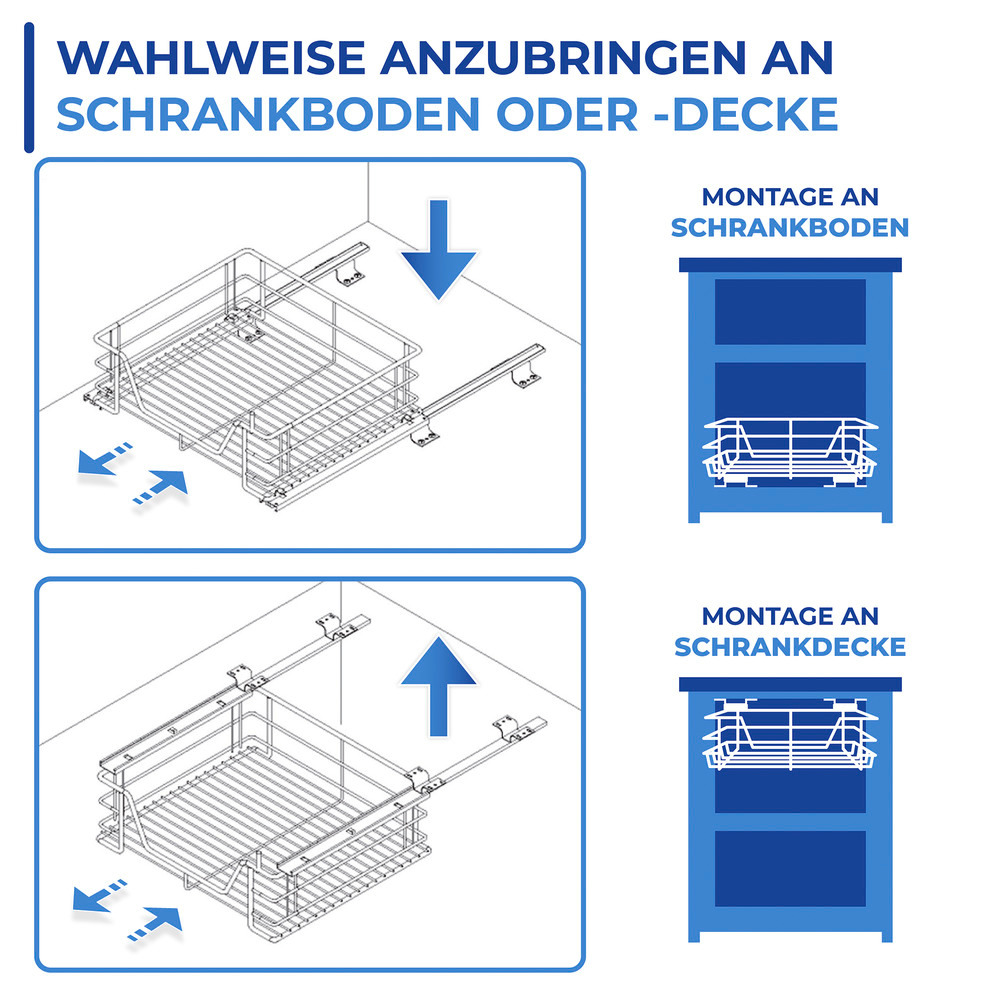 Schrankauszug Mod. Maxi  ausziehbare Ablage