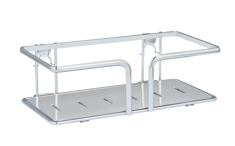 Etagère murale  Panier extra profond pour les flacons de shampooing et de gel douche