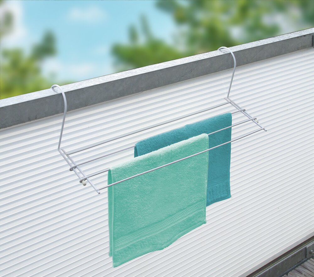 Heizkörper-Wäscheständer Weiß  zusätzlicher Trockenplatz im Haushalt