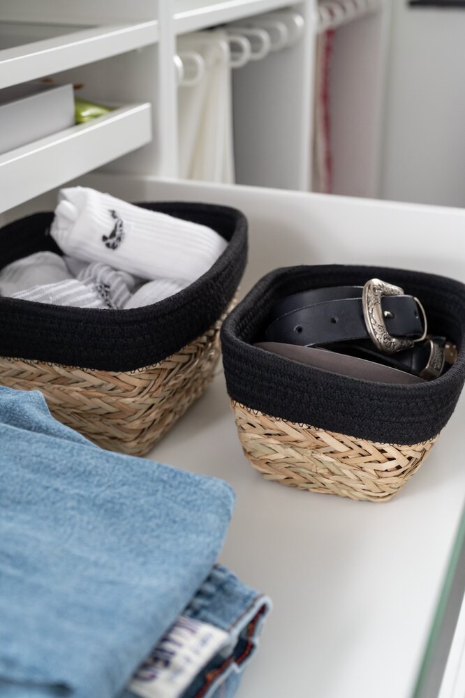 Rika M opbergmand, zwart