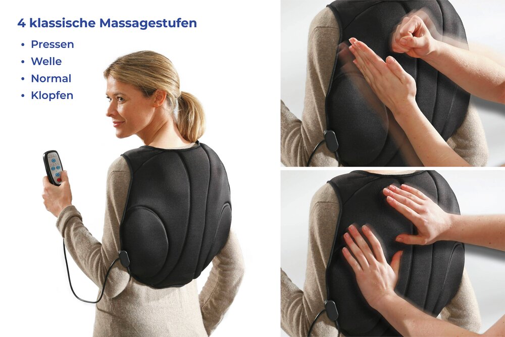 Rücken- und Nackenmasseur  mobiles Rücken- & Nackenmassagegerät