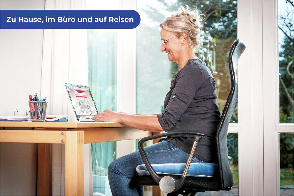 Keilkissen  ca. 40 x 36 x 13 cm