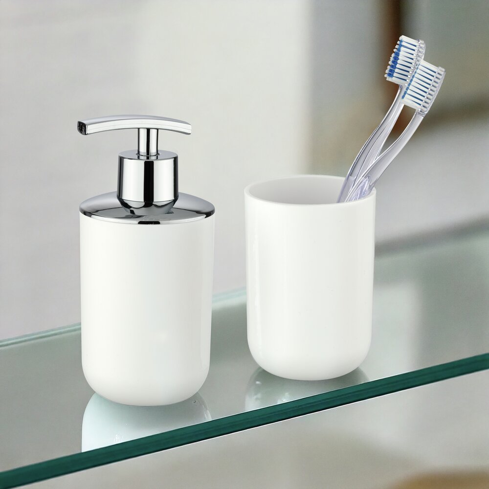 Seifenspender Mod. Brasil Weiß  nachfüllbar bis 320 ml