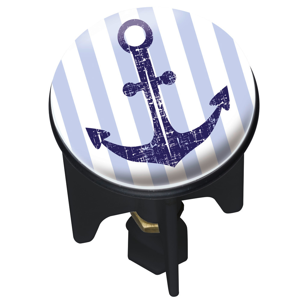 Waschbeckenstöpsel Pluggy Mod. Sailor  für alle handelsüblichen Abflüsse