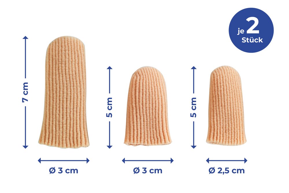 Finger-& Zehenschutz Set Mod. Soft, 6-teilig  zur optimalen Druckentlastung