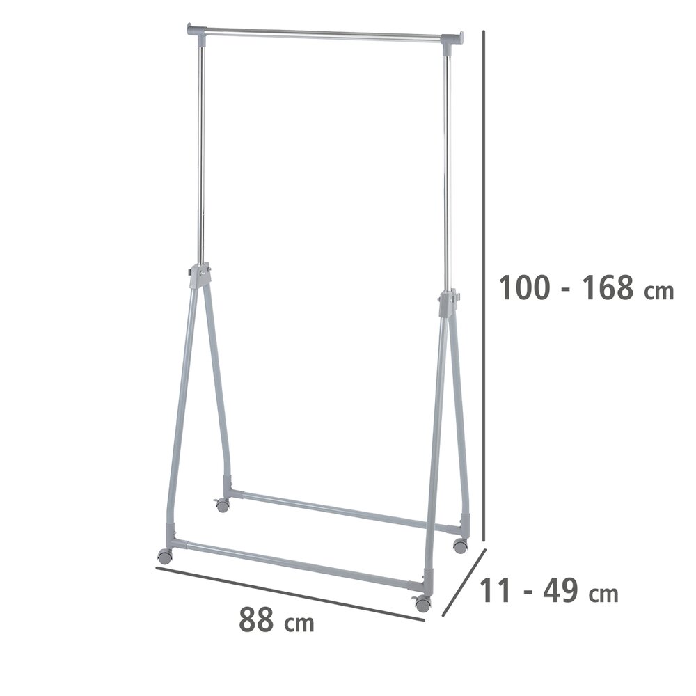 Inklapbaar kledingrek