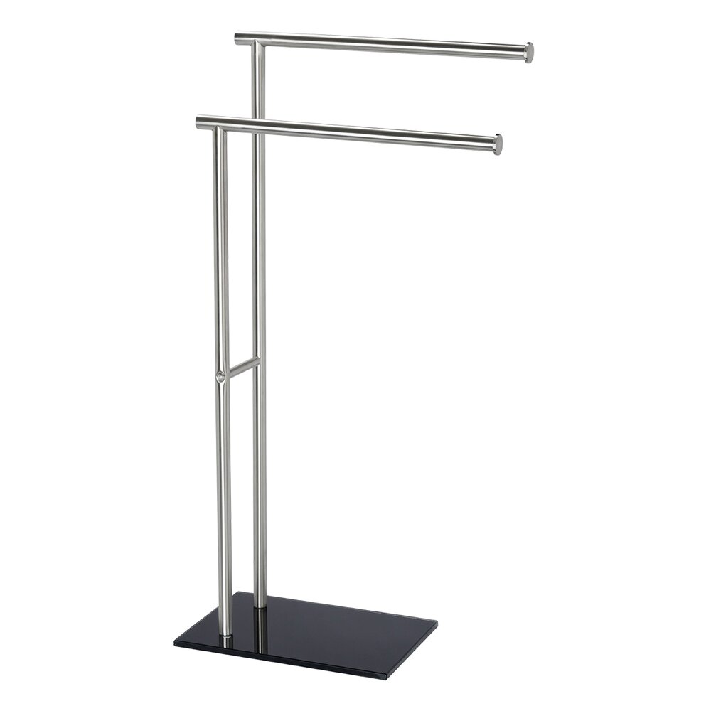 WENKO Porte serviettes salle de bain, porte serviettes sur pied, Lima, inox  Porte-vêtements