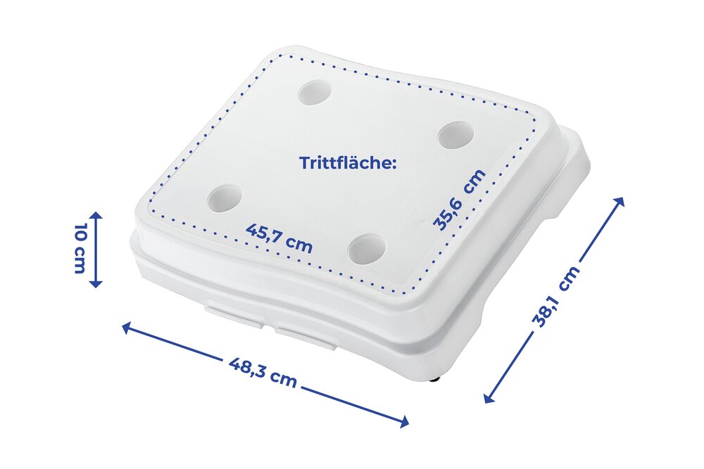 Bad-Stufe 3er  38,1 x 48,3 x 10 cm