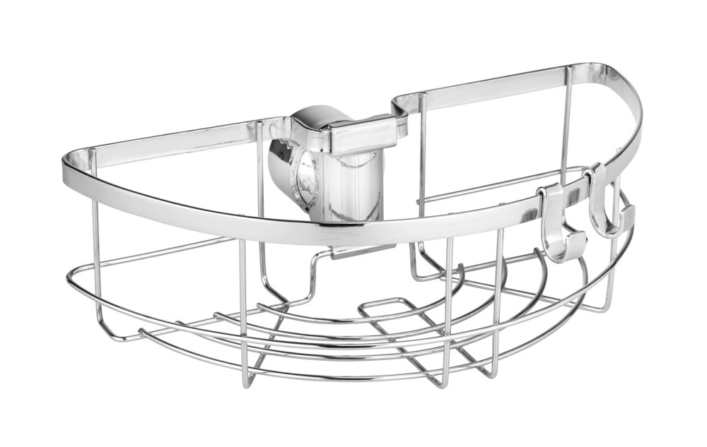 Duschstangencaddy Mod. Floresta Rund  Anbringung ohne Bohren und Schrauben