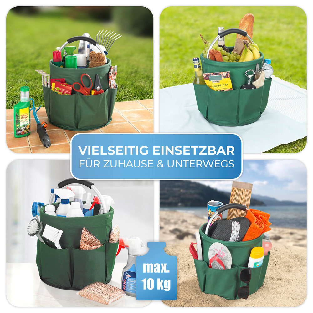 Universal-Reinigungs-Caddy Grün  Gartengerätetasche