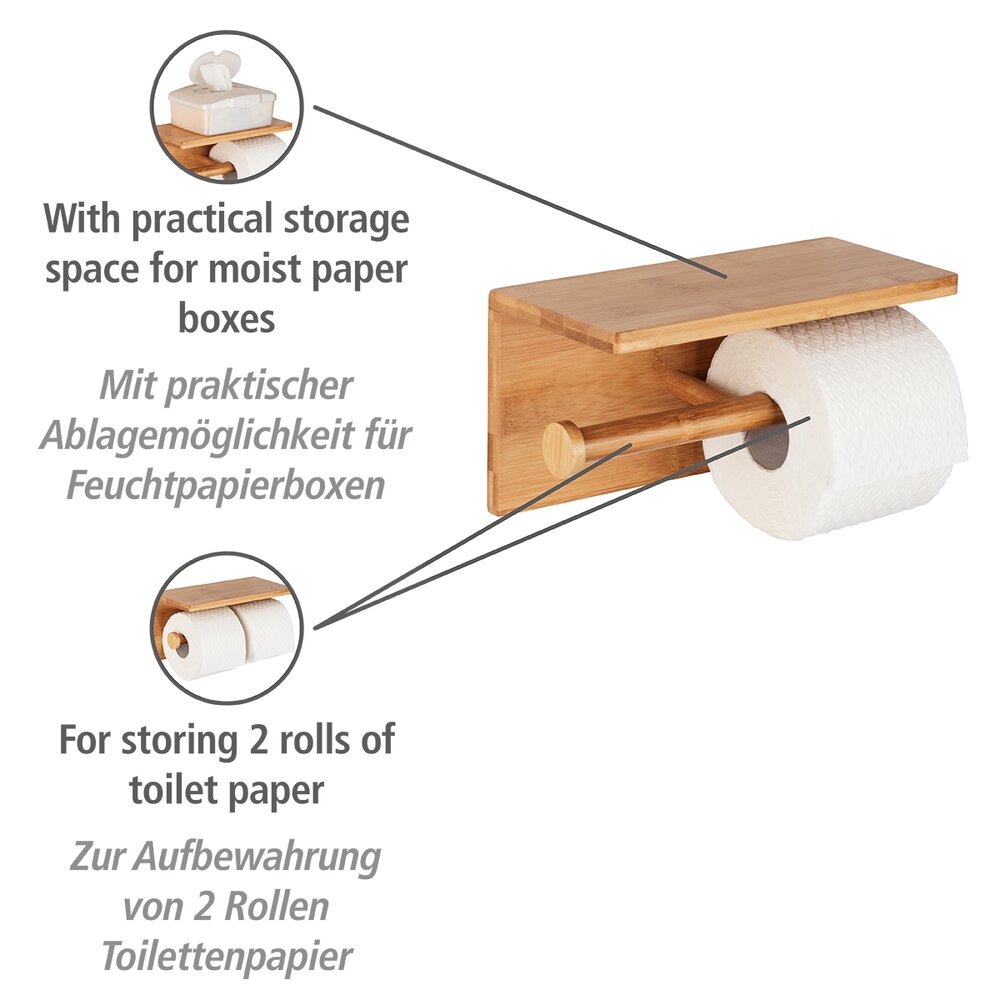 Toiletpapierhouder Duo Mod. Bambusa