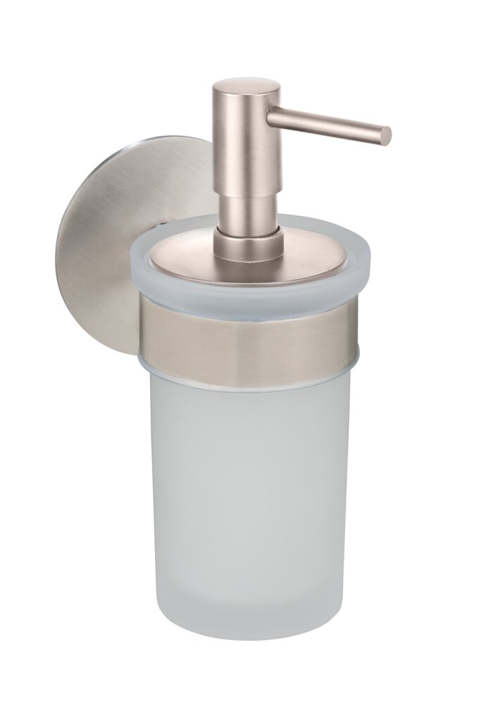 Zeepdispenser Mod. Meleto Zilver Mat