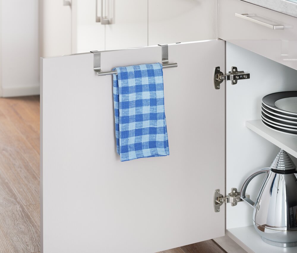 Porte-serviettes à suspendre télescopique  extensible, acier inox