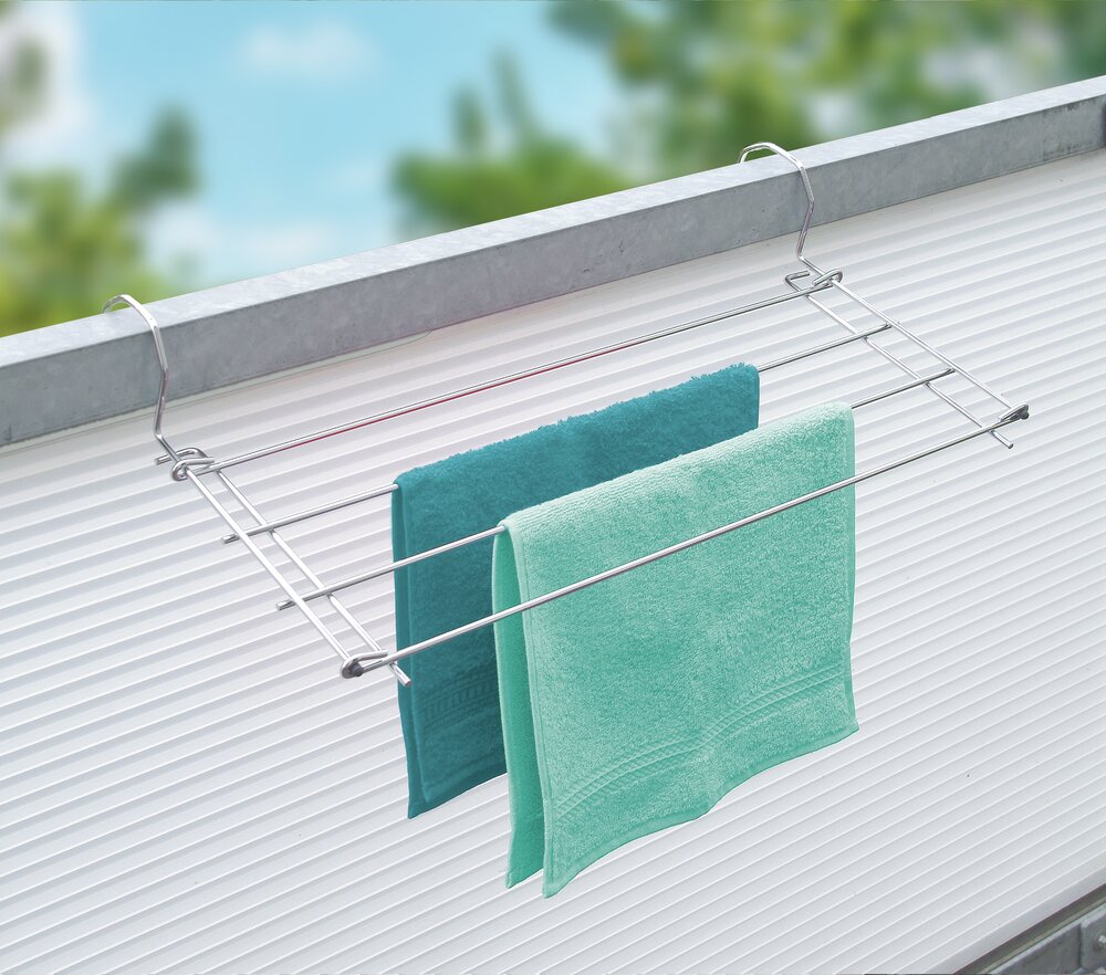 Heizkörper-Wäscheständer Chrom, 2er  2er Set