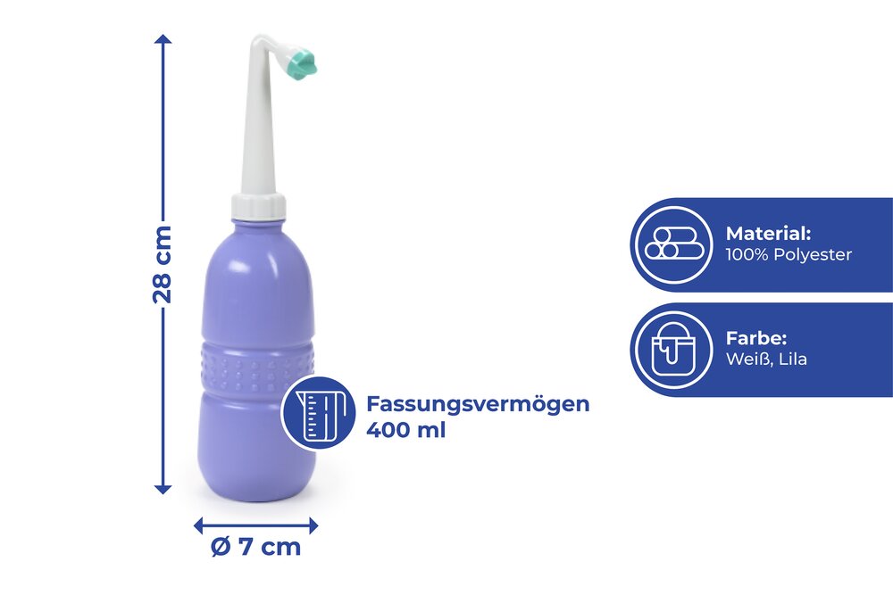 Mobiles Bidet  400 ml Fassungsvermögen