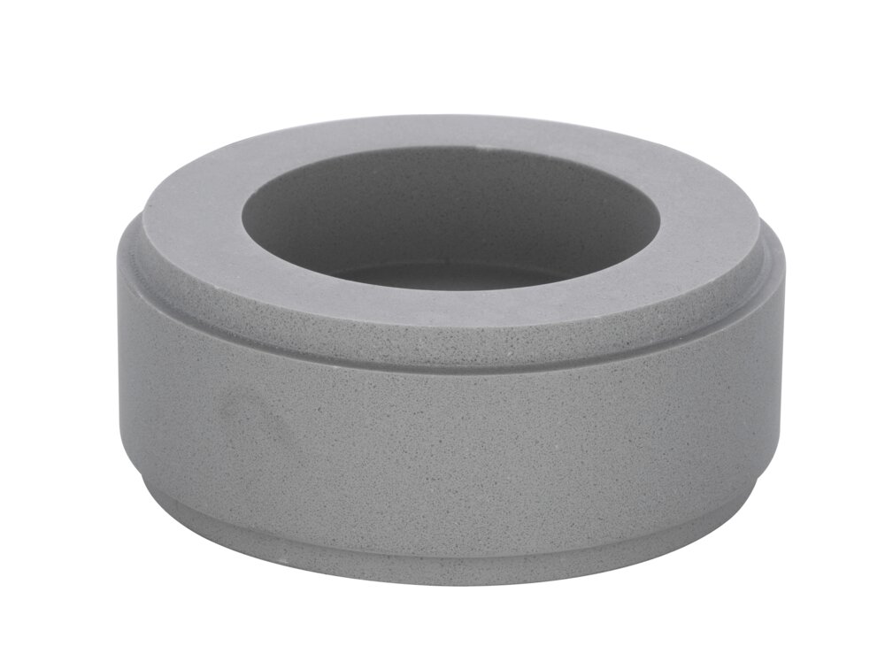 Bougeoir Mod. Canvel L, Gris  Verre pour bougie chauffe-plat, intérieur & extérieur