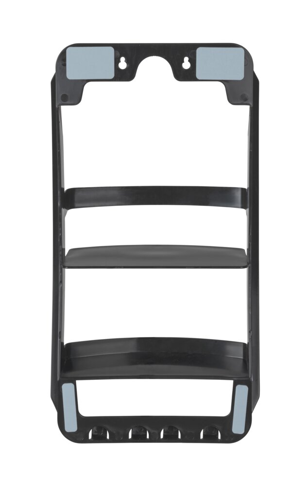 Badregal Mod. Universal, schwarz, Kunststoff, 26x54,5x11,5 cm  ohne Bohren montierbar