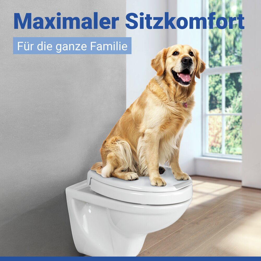 Abattant Secura Easy-Close  abaissement automatique
