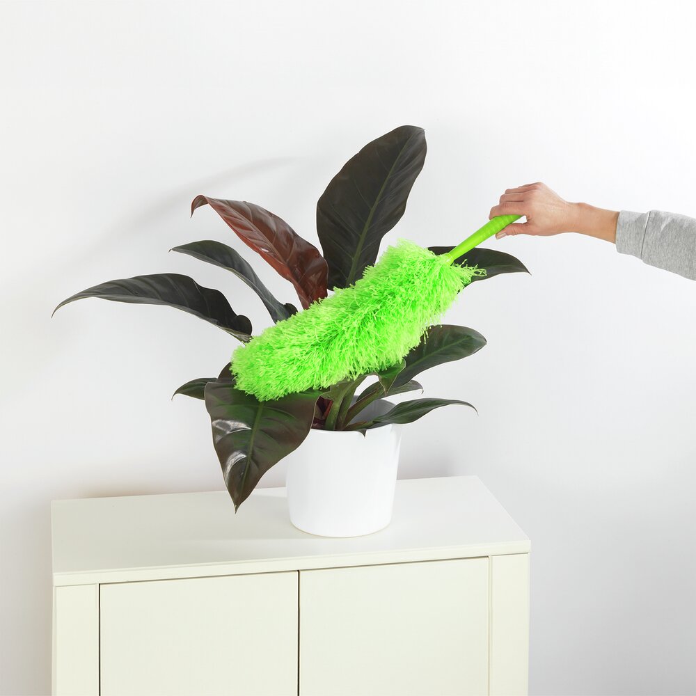 Mikrofaser-Staubwedel mit Teleskopstiel und Knickgelenk  antistatische Fasern