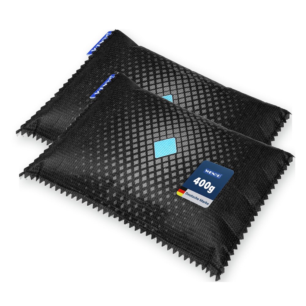 Auto-Entfeuchter mit Indikator Diamond 400g, 2er Set  wiederverwendbar, hilft bei beschlagenen Autoscheiben