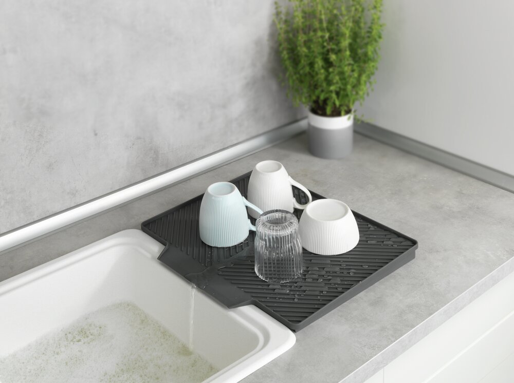 Tapis égouttoir vaisselle Nelia  40 x 35