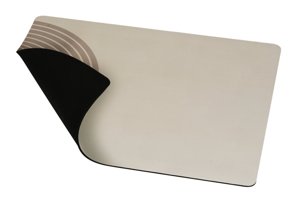 Tapis d'égouttage Mod. Dima, beige, 50x40 cm, caoutchouc, polyester  séchage rapide, absorbe l'eau